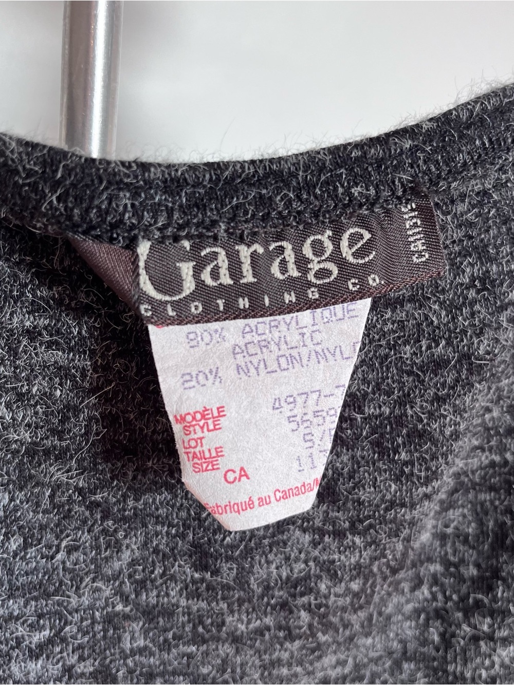 Vintage Garage Charcoal Heather Maxi Skirt - Picture 8 of 8